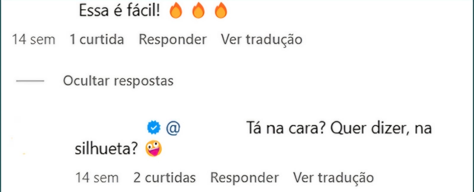Comentários da campanha - prints